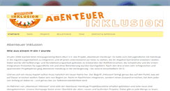 Desktop Screenshot of abenteuer-inklusion.net